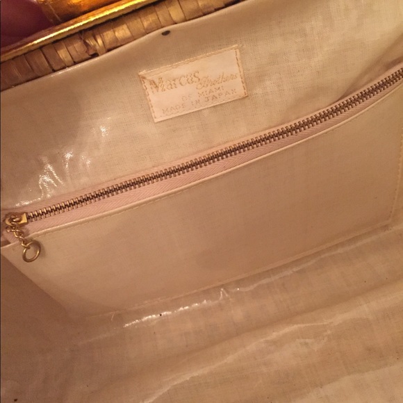 RARE great condition super CHIC Vintage Gold Handbag - Picture 4 of 4